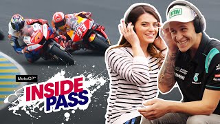 MotoGP 2019 France: Quartararo & Vanessa Play Whisper Challenge | Inside Pass #5