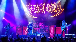 Max And Igor Cavalera - Troops Of Doom W Slayer - Raining Blood Intro Live In Las Vegas - 93022