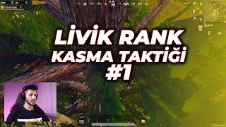 LİVİKTE RANK KASMA TAKTİĞİ / PUBG mobile #shorts