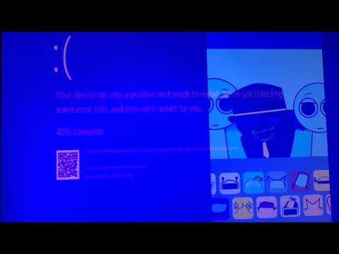 Sprunki Retake black transformation has BSOD (Credits to @Gamer767YTABRO )