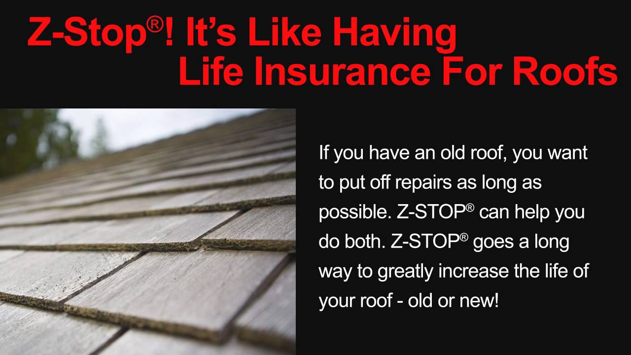 ZStop roof moss / algae prevention zinc strips for roofing materials
