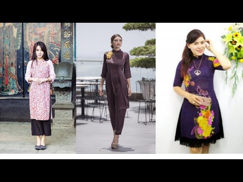 4 mẫu áo dài cách tân nữ cho tuổi 20 đến 40
