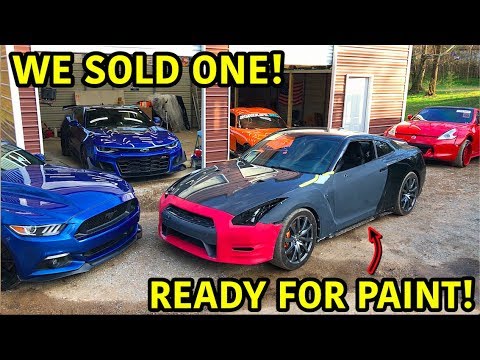 Rebuilding A Wrecked 2013 Nissan GTR Part 5