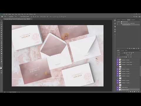 Create a preview for A7 Envelopes and Greeting Cards using a Mockup
