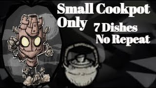 Dst The Gorge - Small Cookpot Only, Solo, 7 Dishes, No Repeions, No Wes