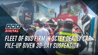 Fleet Of Bus Firm In Sctex Deadly Car Pile-Up Given 30-Day Suspension Anc