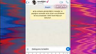 @Carrylex Yıkık WhatsApp mesajlaşma editleri