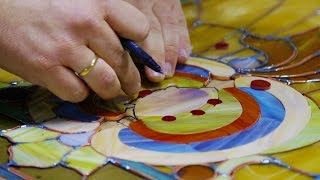 Arte en vidrio - Creación de una vidriera con técnica Tiffany