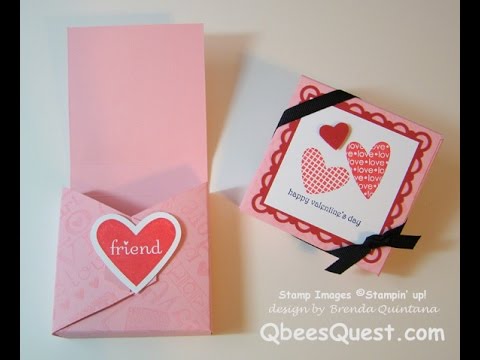 Stampin' Up Tutorial Valentine Treat Box Stampin' Up Tutorial Valentine Treat Box