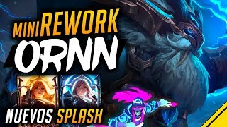 Mini REWORK ORNN, NUEVOS SPLASH ART, mejora AKALI K/DA | Noticias LoL
