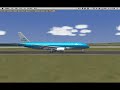 Flightgear Boeing 777 200er Landing In Bonaire Flamingo Airport