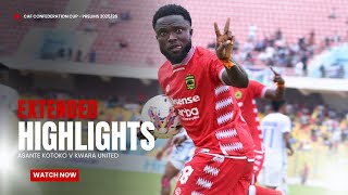 Highlights Asante Kotoko 4-3 Kwara Unitedamoah Brace, Antwi & Ablor Scores Caf Confederation Cup
