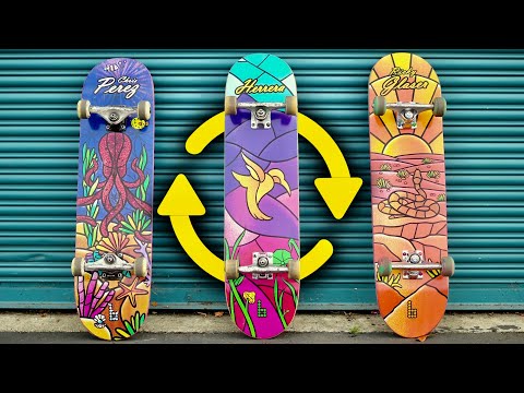 SKATEBOARD SWAP! GAME OF SKATE!