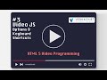 HTML Video Programming #3 - VideoJS Options & Keyboard Shortcuts (3/5)
