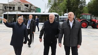 Лукашенко И Алиев Посетили Возрождаемые Территории Азербайджана