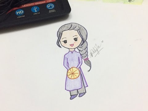 CHIBI cô gái mặc áo dài truyền thống | RXTN V19