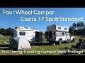 Walk Through of Our Four Wheel Camper & Casita 17 Travel Trailer