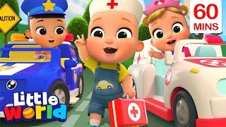 Wheels On The Ambulance Song + More Kids Songs & Nursery Rhymes by Little World