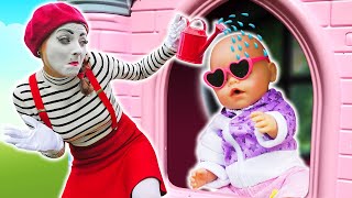 Приколы С Беби Бон! Кукла Хочет Гулять! - Смешные Видео Куклы. Детские Игры Как Мама С Baby Born