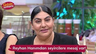 Reyhan Hanımdan seyircilere mesaj var! Gelinim Mutfakta 111. Bölüm