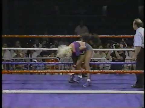 POWW WOMENS WRESTLING DESTINY VS. BRANDI MAE. VINTAGE POWW 1987