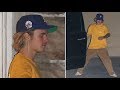 EXCLUSIVE - Justin Bieber Does A HILARIOUS Dance When Asked If He's Proposing To Hailey Baldwin