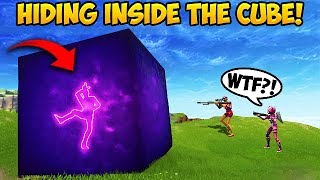 *NEW TRICK* GET INSIDE THE CUBE! - Fortnite Funny Fails and WTF Moments! #303