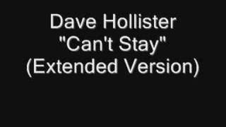 Watch Dave Hollister Cant Stay video