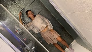 Getting Wet And Washing My Hair Wetlook Miss Viki