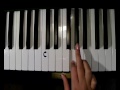 How to play Mad World by Gary Jules on Piano