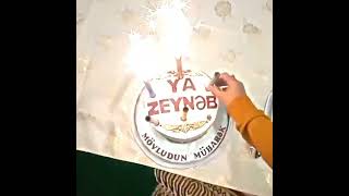 Ya Zeynebs.ə Mövludun Mübarek