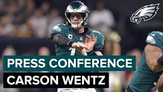 Carson Wentz Discusses 39 Frustrating 39 Loss To Saints Eagles Press Conference Carson Wentz Discusses 39 Frustrating 39 Loss To Saints Eagles Press Conference