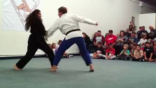 Self Defense Demo Groin Strikes-A