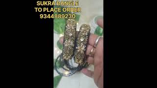 Trending Black Colour Silk Thread Bangles