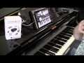 KK at Piano playing iPad App Nlog Pro via iConnectMIDI