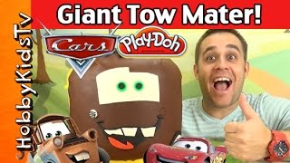 Play-Doh Lego Head Giant Mater Makeover Surprise Toys Hobidstv