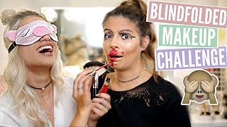 Blindfolded Makeup Challenge With Laura Lee Blindfolded Makeup Challenge With Laura Lee
