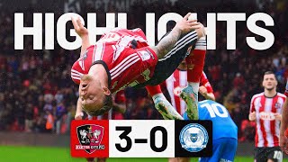 Highlights Exeter City 3 Peterborough United 0 30825 Efl Sky Bet League One