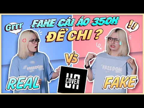 So Sánh Real vs Fake Áo Uncover Freedom || 350k Vs 63k Khác Nhau Như Thế Nào?