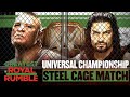 Roman Reigns Destroy Brock Lesnar  Steel Cage Match