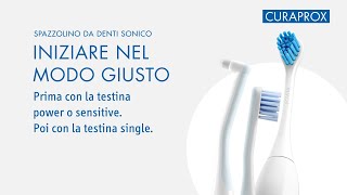 SPAZZOLINO SONICO - INIZIA A DESTRA (video di istruzioni IT)