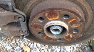 BMW X5 e53 CV Front axle shaft removal replacement DIY