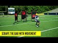 QB Drills with Ken Dorsey - Scrape the Bar with Movement Drill