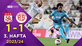 Ems Yapı Sivpor 1-1 Bitexen Antalyaspor 3. Hafta - Trendyol Süper Lig 20232024