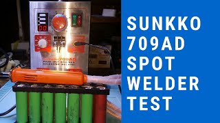 Sunkko 709Ad Spot Welder Test