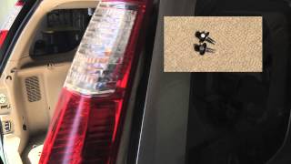 Honda Cr-V Tail Light Bulb Replacement - Easy 2 Minute Video