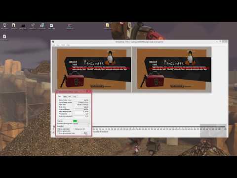SFM - Using Virtual Dub to Render MP4 Videos From Image Sequences