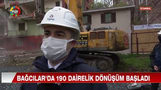 Bağcilarda 190 Dai̇reli̇k Dönüşüm Başladi