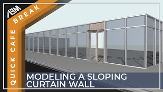 Sloping Curtain Wall in ARCHICAD