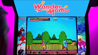 Wonder Momo Arcade Cabinet Mame Gameplay W Hypermarquee